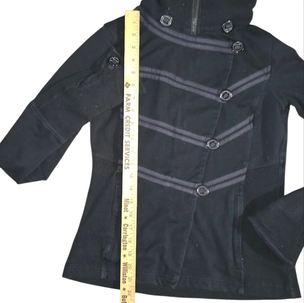 Lululemon Black Admiral Military-Style Jacket Size 8